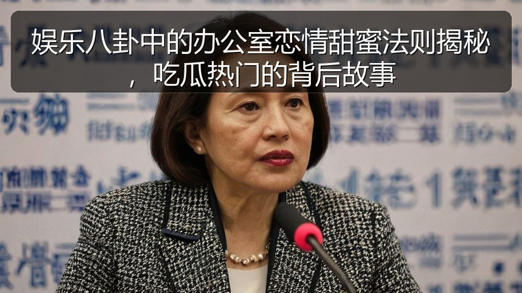 娱乐八卦中的办公室恋情甜蜜法则揭秘，吃瓜热门的背后故事